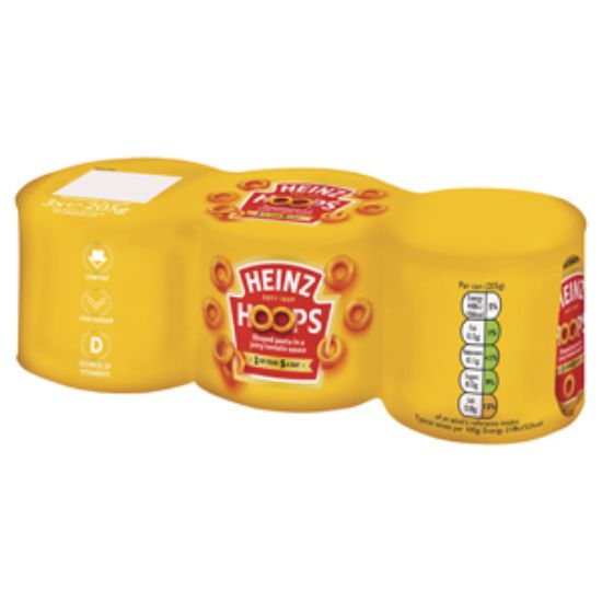 Picture of Heinz Spaghetti Hoops 205g 3pk  x8